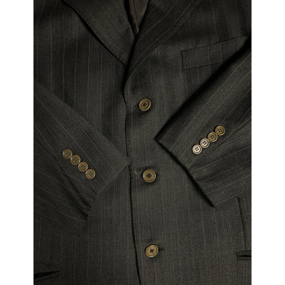 Ermenegildo Zegna Tessuto Wool Cashmere Pinstripe Blazer Tailored Mabro Italy 46 - Picture 6 of 11
